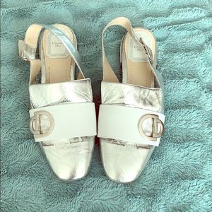Christian Dior sling back closed-toed flat mules